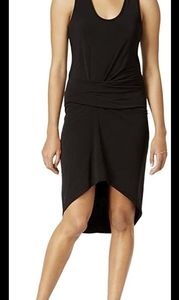 Rachel Roy Black Ribbed Tank Dress - XL
